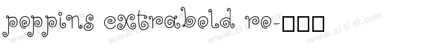 poppins extrabold ro字体转换